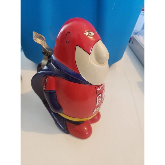 Vintage Budweiser BUDMAN BEER STEIN 1989 Collectors Edition - Picture 2 of 9